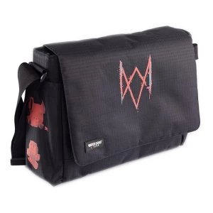 Image of WATCH DOGS Legion Patches Messenger Bag - Black