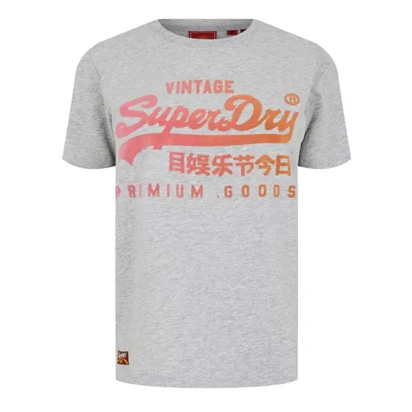 Image of Superdry VI Graphc T Ld41 8 (XS) Grey 67743202310