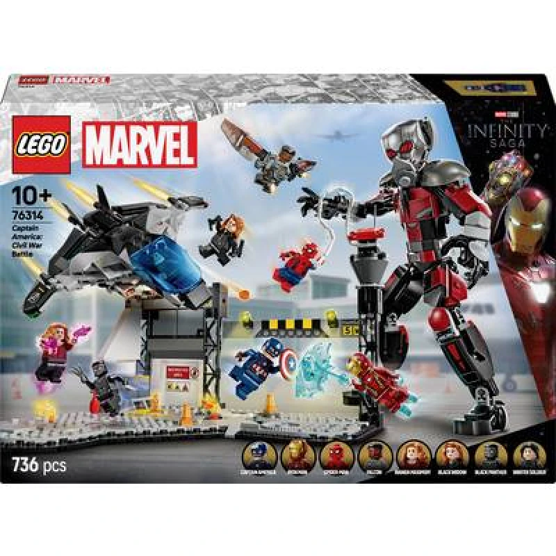 Image of LEGO LEGO Marvel Captain America: Civil War Action Battle 76314