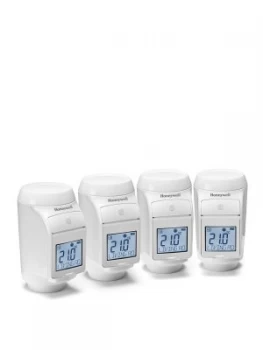 Image of Honeywell Evohome Pack Of 4 Thermostat Radiator Valves