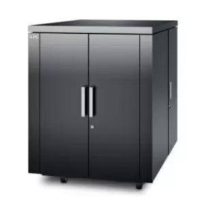 Image of NetShelter CX 18U - 18U - Freestanding rack - Gray - Active - 220 - 240 V - 50 - 60 Hz