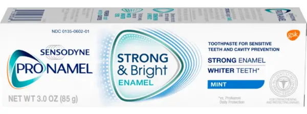 Image of Sensodyne Pronamel Strong & Bright Enamel Mint Toothpaste 75ml