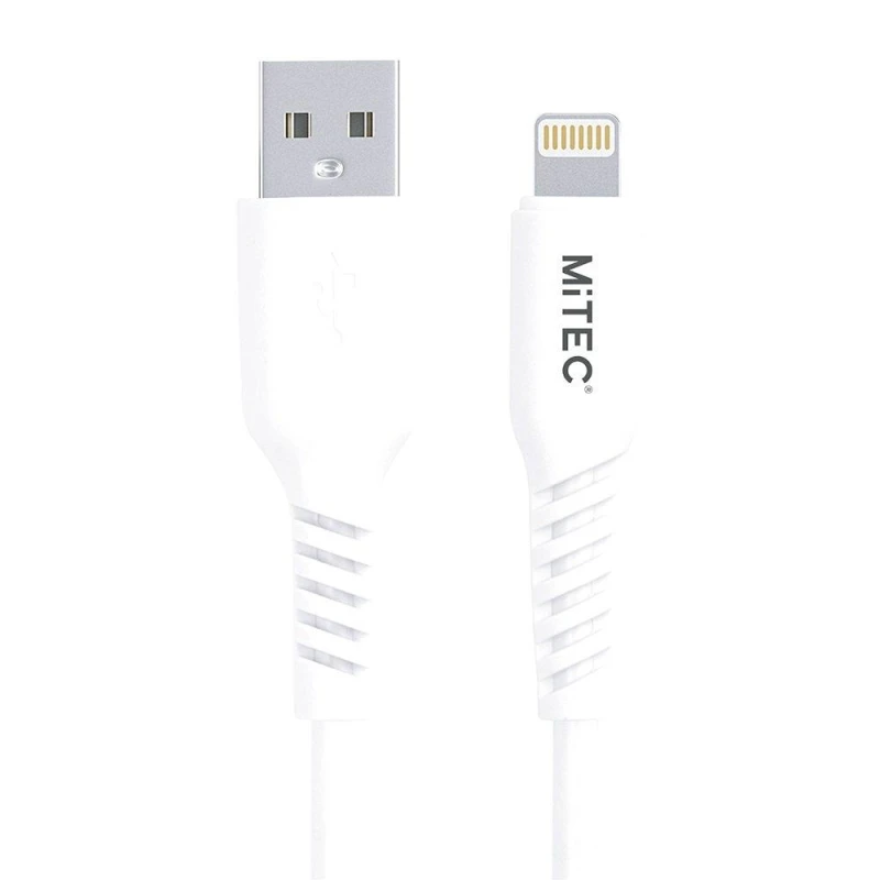 Image of MiTEC USB-A to Lightning MFI Cable 2M White White unisex One Size