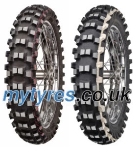 Image of Mitas C-20 ( 100/90-19 TT 57M Rear wheel, Compound Hard Terrain, red )