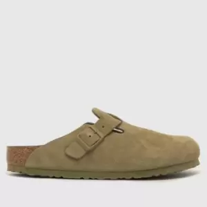 Image of BIRKENSTOCK boston sandals in khaki