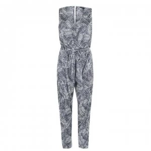 Image of DKNY Sleeveless Jumpsuit - Ink Multi