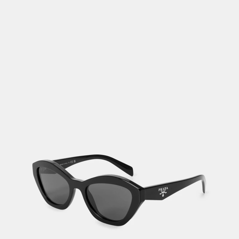Image of Prada Womens Symbole Sunglasses Black/Grey female One Size