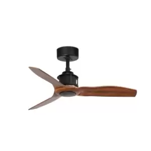 Image of Just Black, Wood Ceiling Fan 81cm Smart - Remote Included