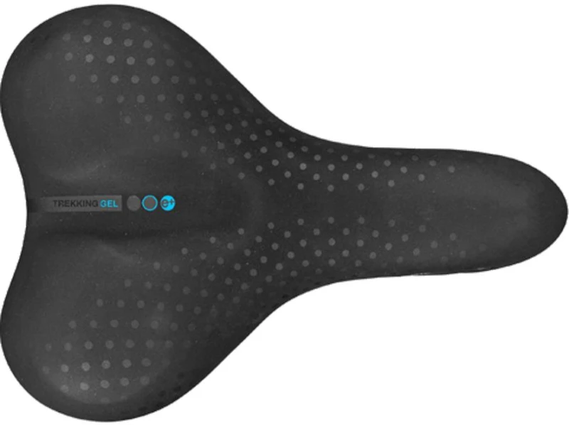 Image of Selle San Marco Bioaktive Trekking Gel Saddle S BLACK - Cycles UK