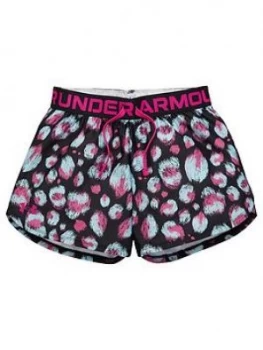 Image of Urban Armor Gear Girls Play Up Printed Shorts - Black, Size XL=13-15 Years, Women