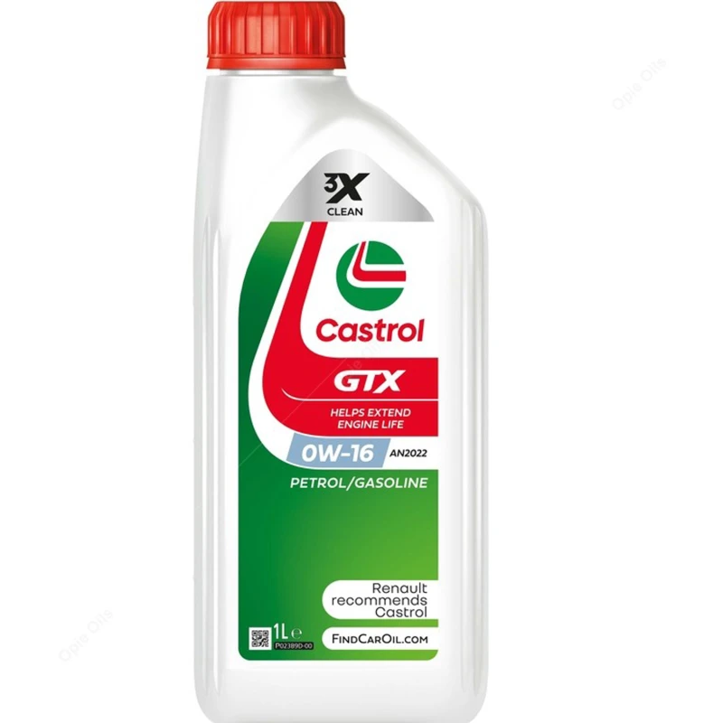 Image of Castrol 160A25 Engine oil Castrol GTX 0W-16 AN2022 Capacity: 1l Engine Oil (1862)
