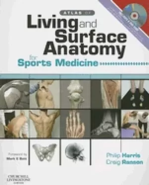 Image of atlas of living and surface anatomy for sports medicine with dvd