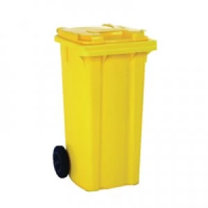 Image of Slingsby Yellow 2 Wheel Refuse Container 360 Litre 331231