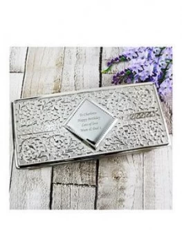 Image of Personalised Silver Jewellery Box, Women