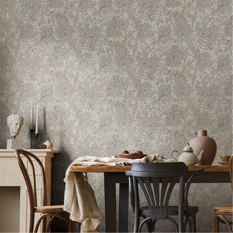 Image of Boutique Florentine Shadow Wallpaper Taupe unisex One size