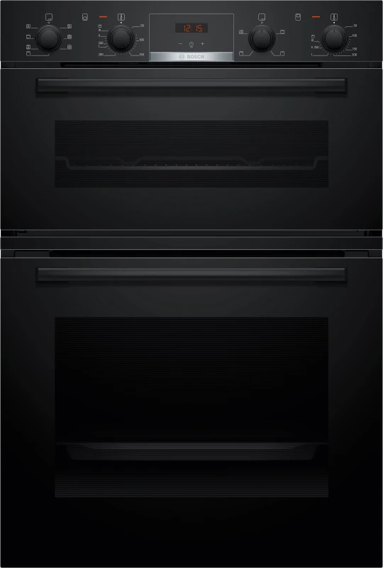 Image of Bosch Series 4 MBA533BB3B Built In Electric Double Oven - Black - A Rated