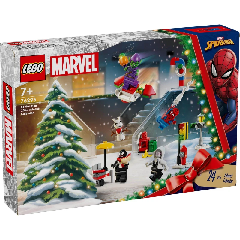 Image of LEGO Marvel Spider-Man 2024 Advent Calendar Toy Set 76293