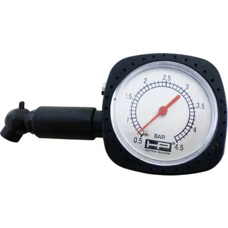 Image of HP Autozubehoer HP Autozubehoer 21251 Tyre pressure gauge Mechanical Air pressure reading range 0.5 - 4.5 bar 21251
