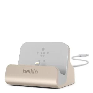 Image of Belkin Charge and Sync Dock for iPhone 55c5s6 Gold
