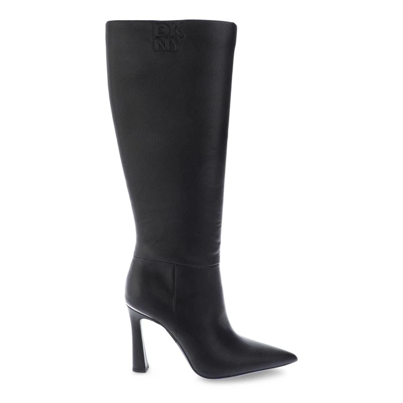 Image of DKNY Carmel Tall Boots Black female UK 4