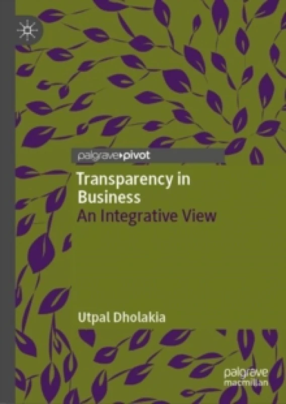 Image of Transparency in Business : An Integrative View Hardback