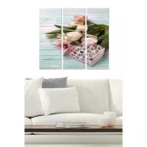 Image of MDF97701902 Multicolor Decorative MDF Painting (3 Pieces)