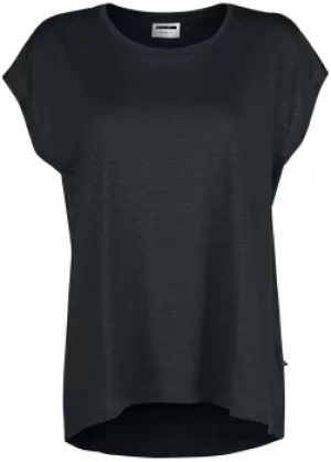 Image of Noisy May Mathilde Loose Long Top T-Shirt black