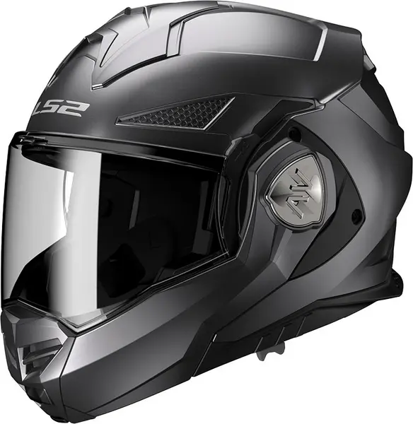 Image of LS2 FF901 Advant X Solid Matt Titanium Modular Helmet Size M