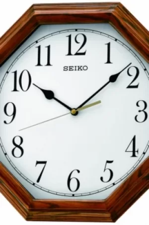 Image of Seiko Clocks Wooden Wall QXA529B