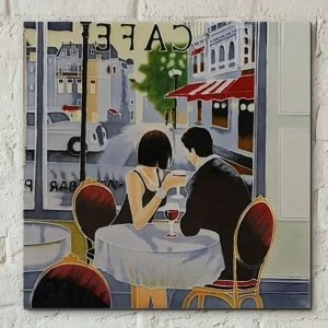 Image of Tile 8x8 After Hours By B Heighton Wall Art
