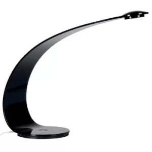 Image of Anchor Desk Task Lamp Glossy Black