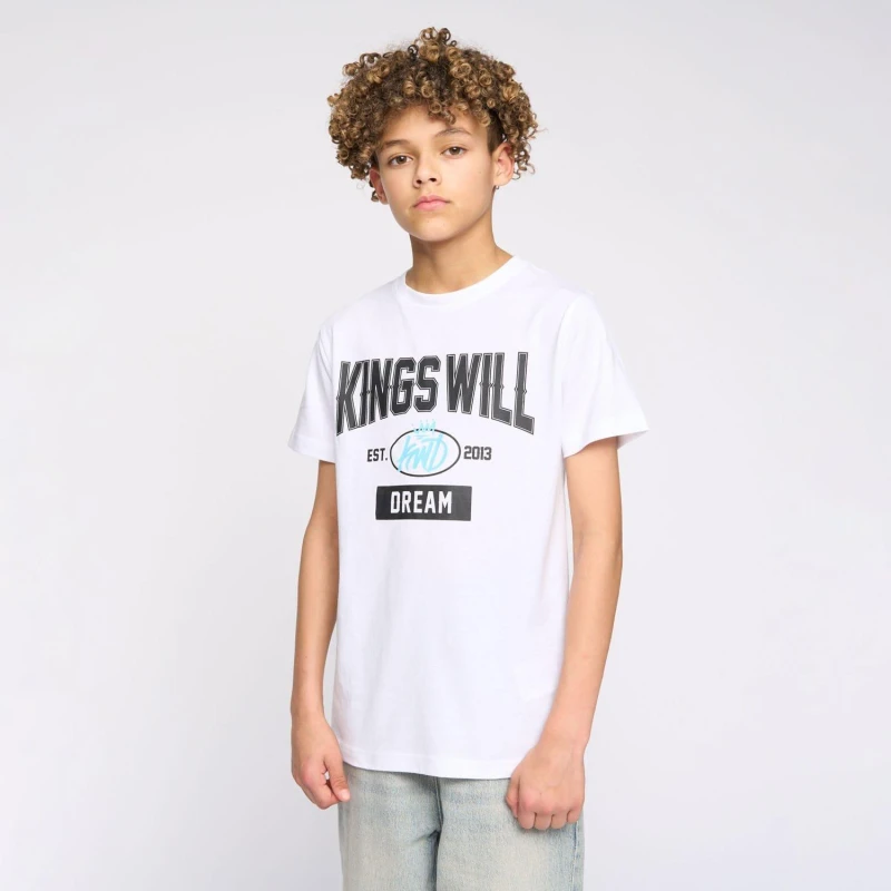 Image of Kings Will Dream Knockout T-Shirt White male 9-10