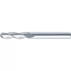 Image of 4.00MM Carbide 3 Flute Plain Shank Long Series Ball Nosed End Mills