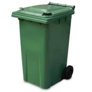 Image of Confidential Waste Wheelie Bin 240 Litre Green 377916
