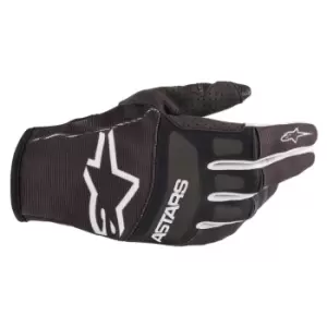 Image of Alpinestars Techstar Gloves Black White L