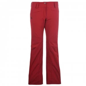 Image of Salomon Rise Ski Pants Ladies - Coral Heat