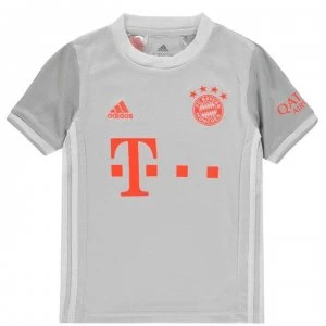 Image of adidas Bayern Munich Away Shirt 2020 2021 Junior - Grey