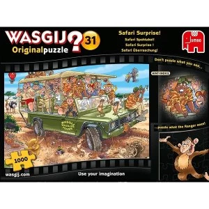 Image of Jumbo Wasgij Original 31 - Safari Surprise 1000 Piece Jigsaw Puzzle