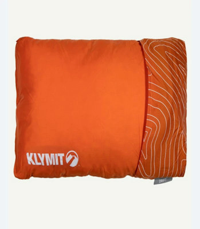 Image of Klymit Drift Car Camp Pillow Large Traveling Camping - Orange