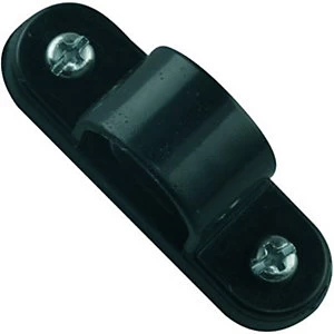 Image of Wickes Conduit Spacer Bar Saddle - Black 20mm Pack of 5