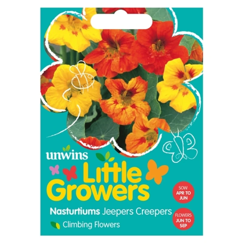 Image of Unwins Little Growers Nasturtium Jeepers Creepers