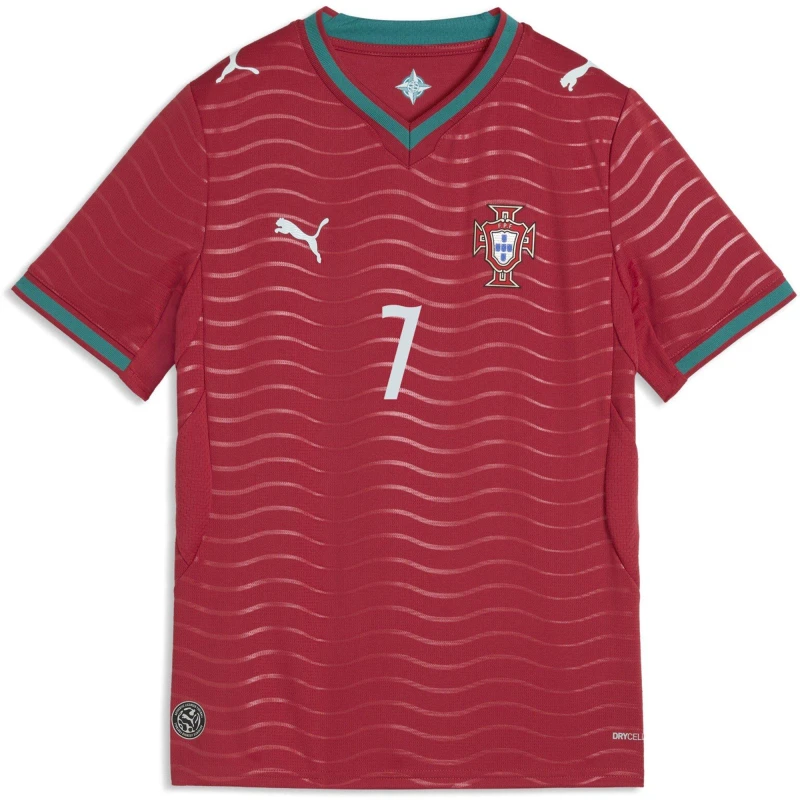 Image of Puma PUMA Portugal Ronaldo Home Shirt World Cup 2026 Juniors Ronaldo 7 unisex 7-8 (S)