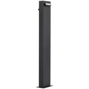 Image of Netlighting Merano Anchorage Outdoor Bollard Black Aluminium, LED 9W 571Lm 3000K