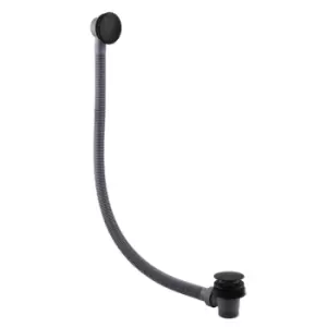 Image of Arissa Matt Black Bath Waste and Overflow