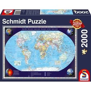 Image of Our World Map Jigsaw Puzzle - 2000 Pieces