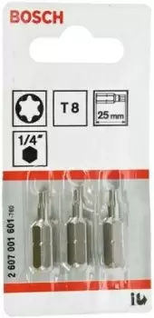 Image of Bosch Torx Screwdriver Bit, T8