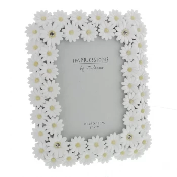 Image of 5" x 7" - Impressions Floral Daisy Photo Frame