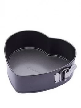 Image of Masterclass Heart-Shaped Non-Stick Quick Release Springform Cake Tin