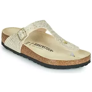 Image of Birkenstock GIZEH womens Flip flops / Sandals (Shoes) in Gold,4.5,5,5.5,7,7.5,4