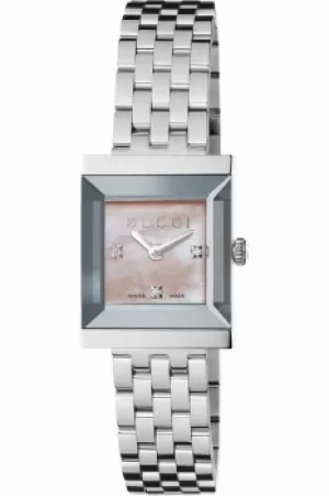 Image of Ladies Gucci G-Frame Diamond Watch YA128401